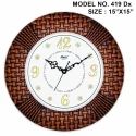 Model No. 419 DX Designer Wall Clock